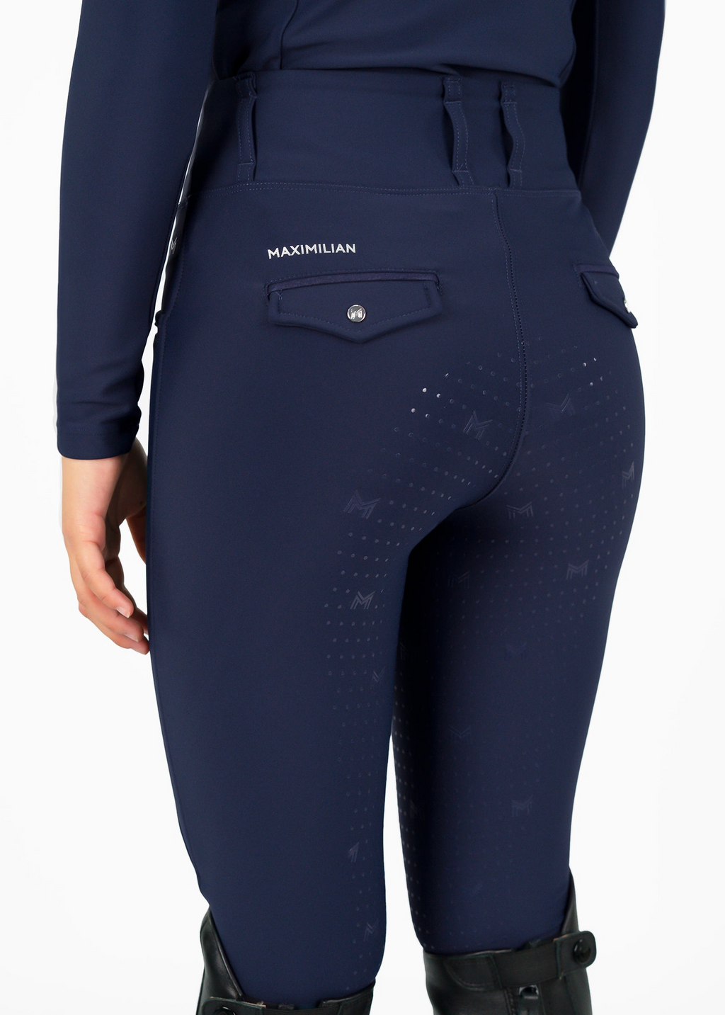 MAXIMILIAN EQUESTRIAN YR Pro Riding Leggings navy