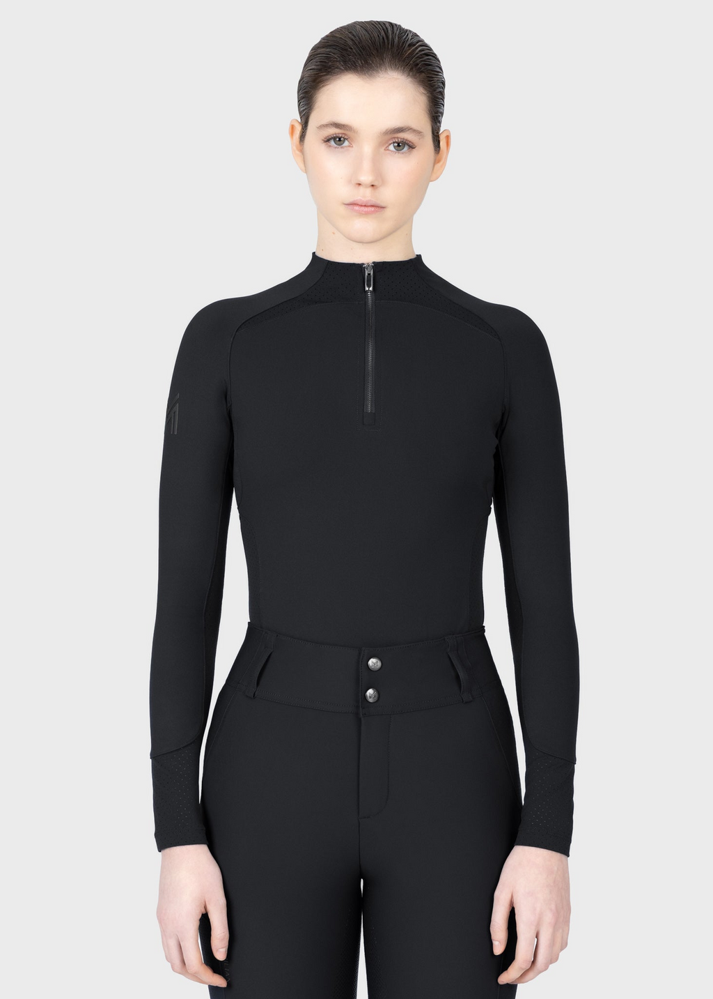 MAXIMILIAN EQUESTRIAN Aero Langarm Base Layer schwarz