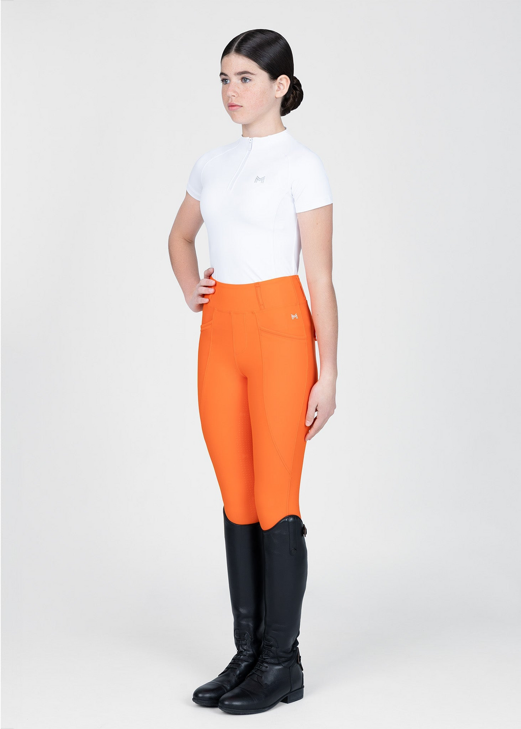 MAXIMILIAN EQUESTRIAN YR Pro Riding Leggings tangerine