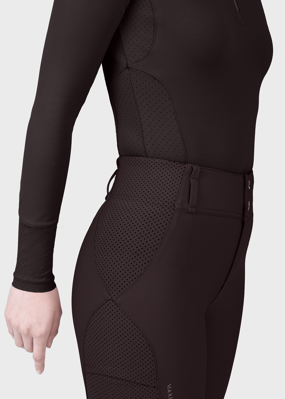 MAXIMILIAN EQUESTRIAN Aero Langarm Base Layer espresso
