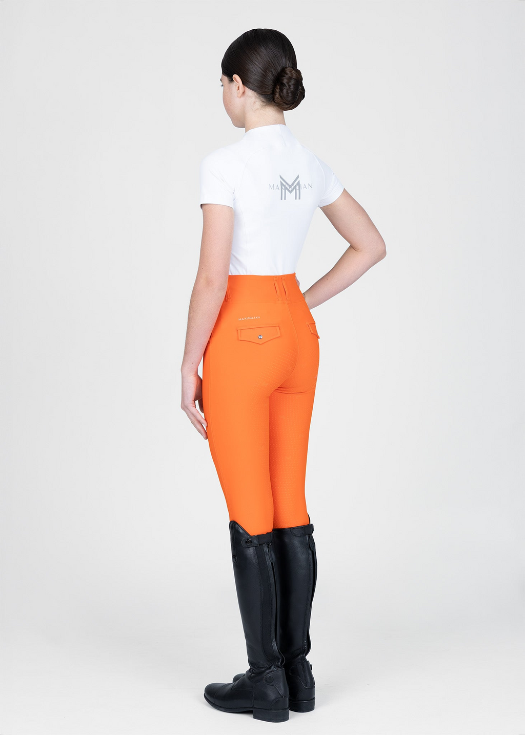 MAXIMILIAN EQUESTRIAN YR Pro Riding Leggings tangerine
