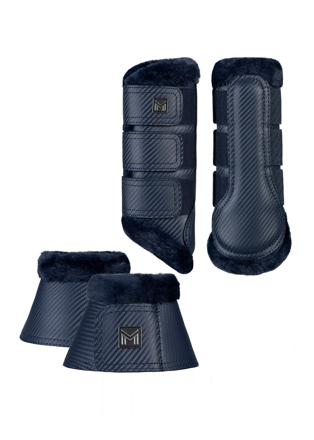 Maximilian Equestrian Drift Brushing Boots navy