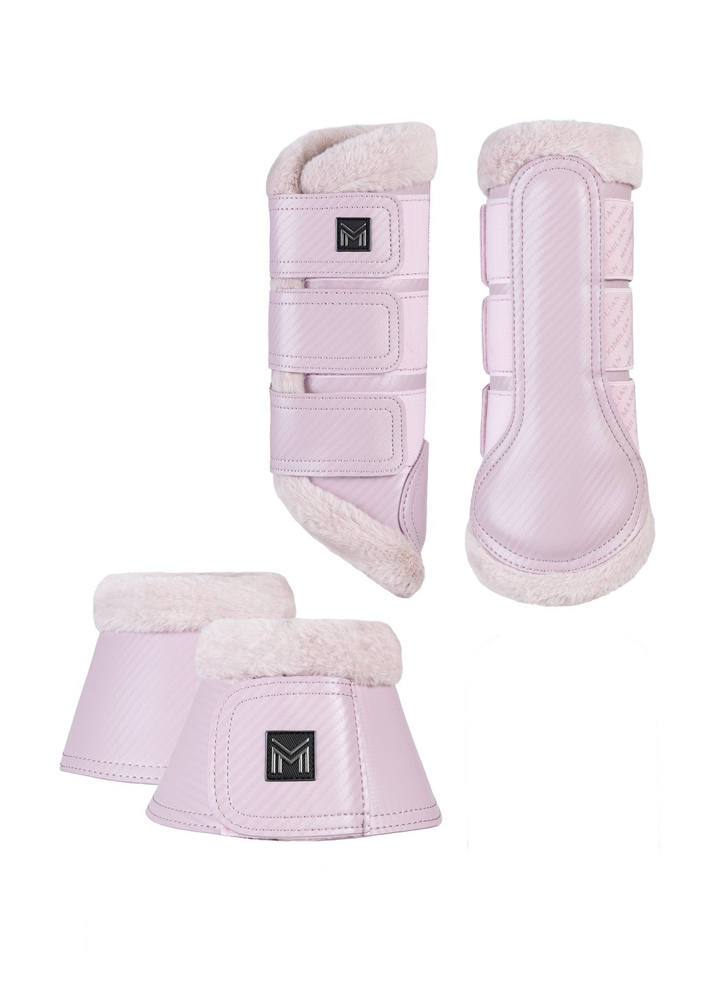 Maximilian Equestrian Drift Brushing Boots mauve
