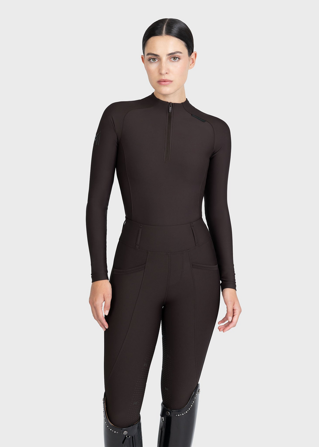 MAXIMILIAN EQUESTRIAN Origin Langarm Base Layer espresso