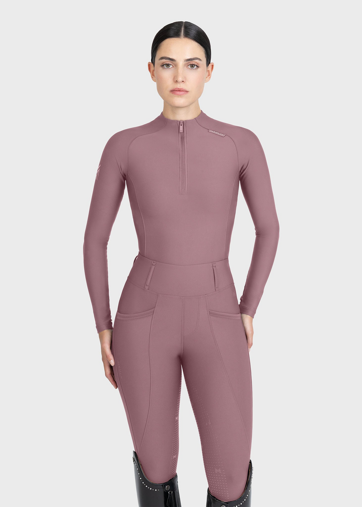 MAXIMILIAN EQUESTRIAN Origin Langarm Base Layer heather
