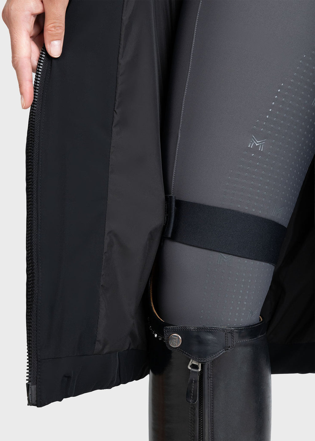 MAXIMILIAN EQUESTRIAN Grand Puffer Jacke schwarz