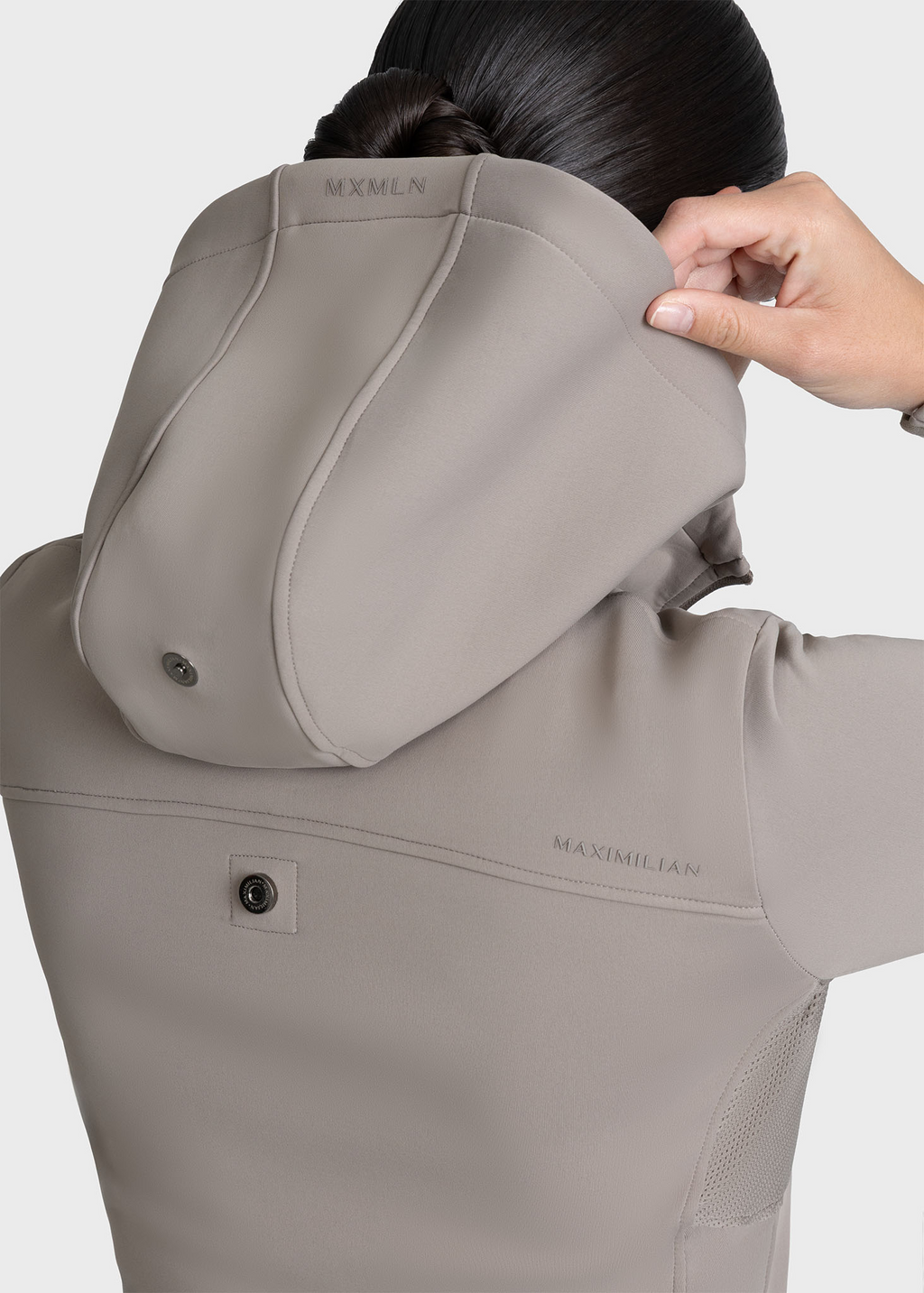 MAXIMILIAN EQUESTRIAN Wolt Zip Hoodie taupe