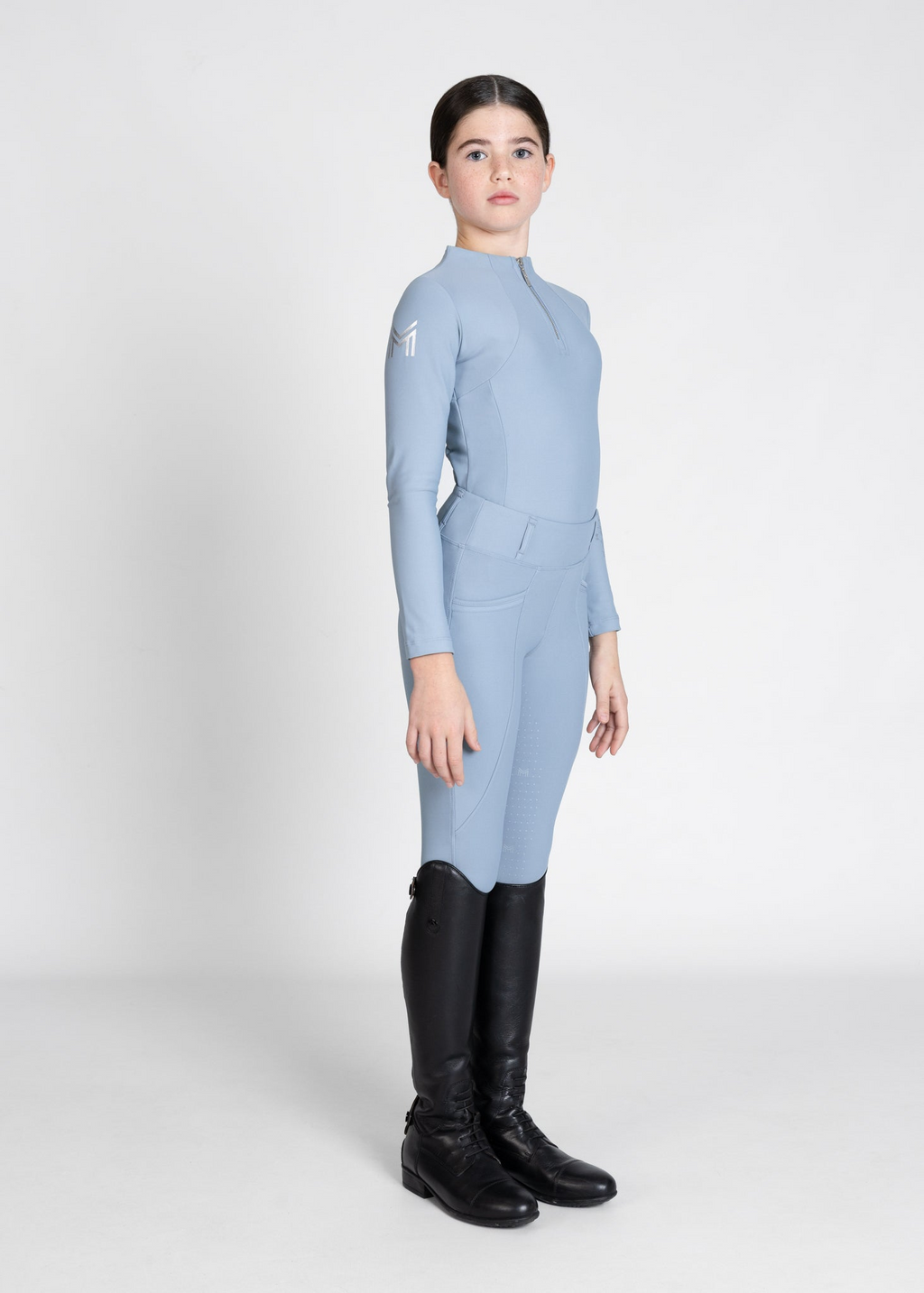 MAXIMILIAN EQUESTRIAN YR Pro Riding Leggings aqua