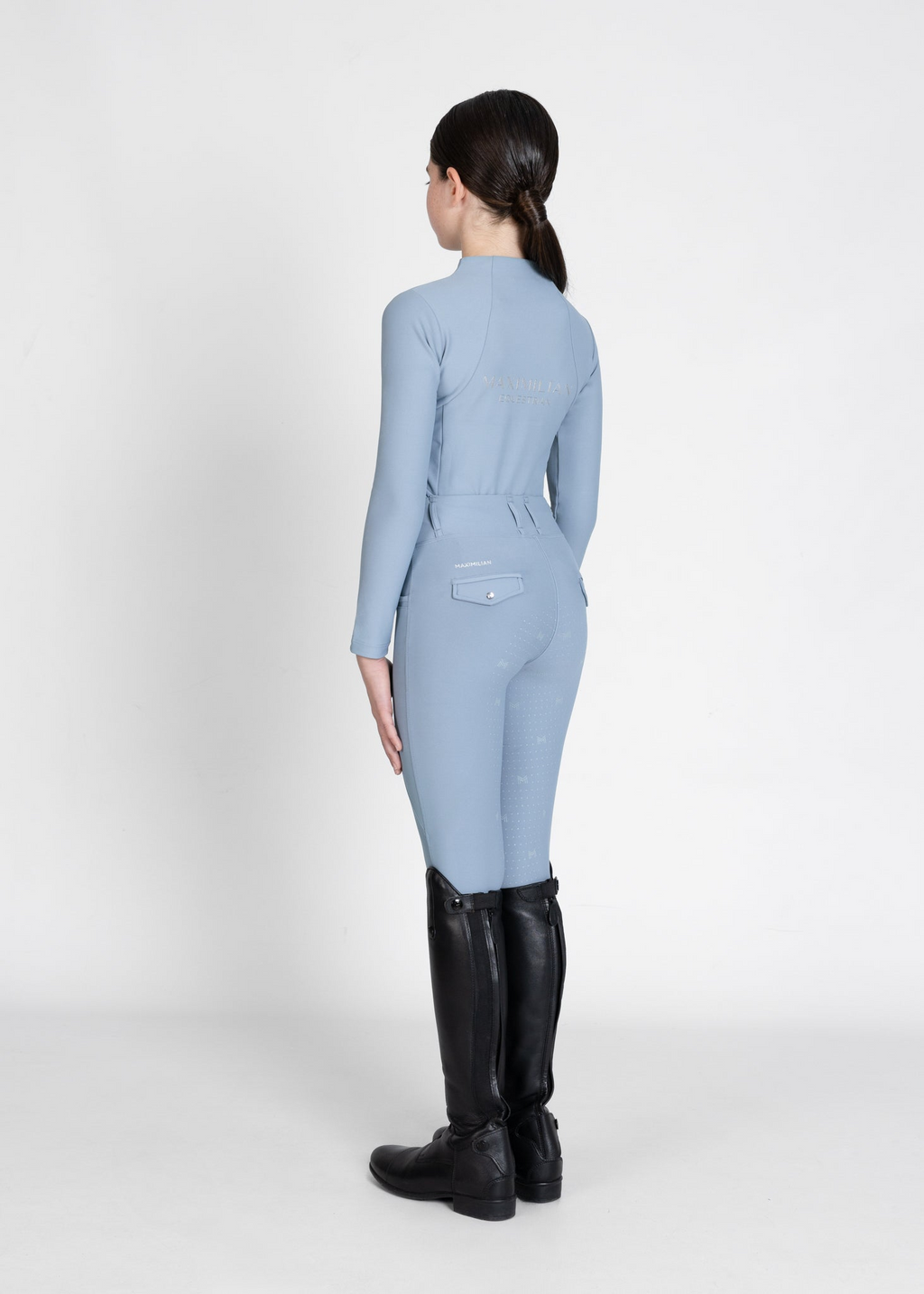MAXIMILIAN EQUESTRIAN YR Pro Riding Leggings aqua