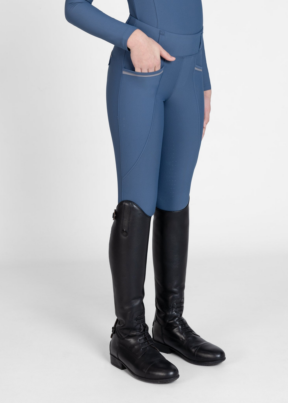 MAXIMILIAN EQUESTRIAN YR Pro Riding Leggings sailor