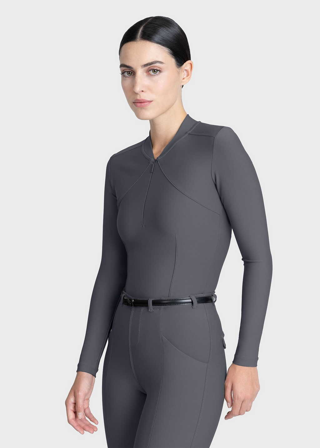 MAXIMILIAN EQUESTRIAN Velya Langarm Shirt graphite