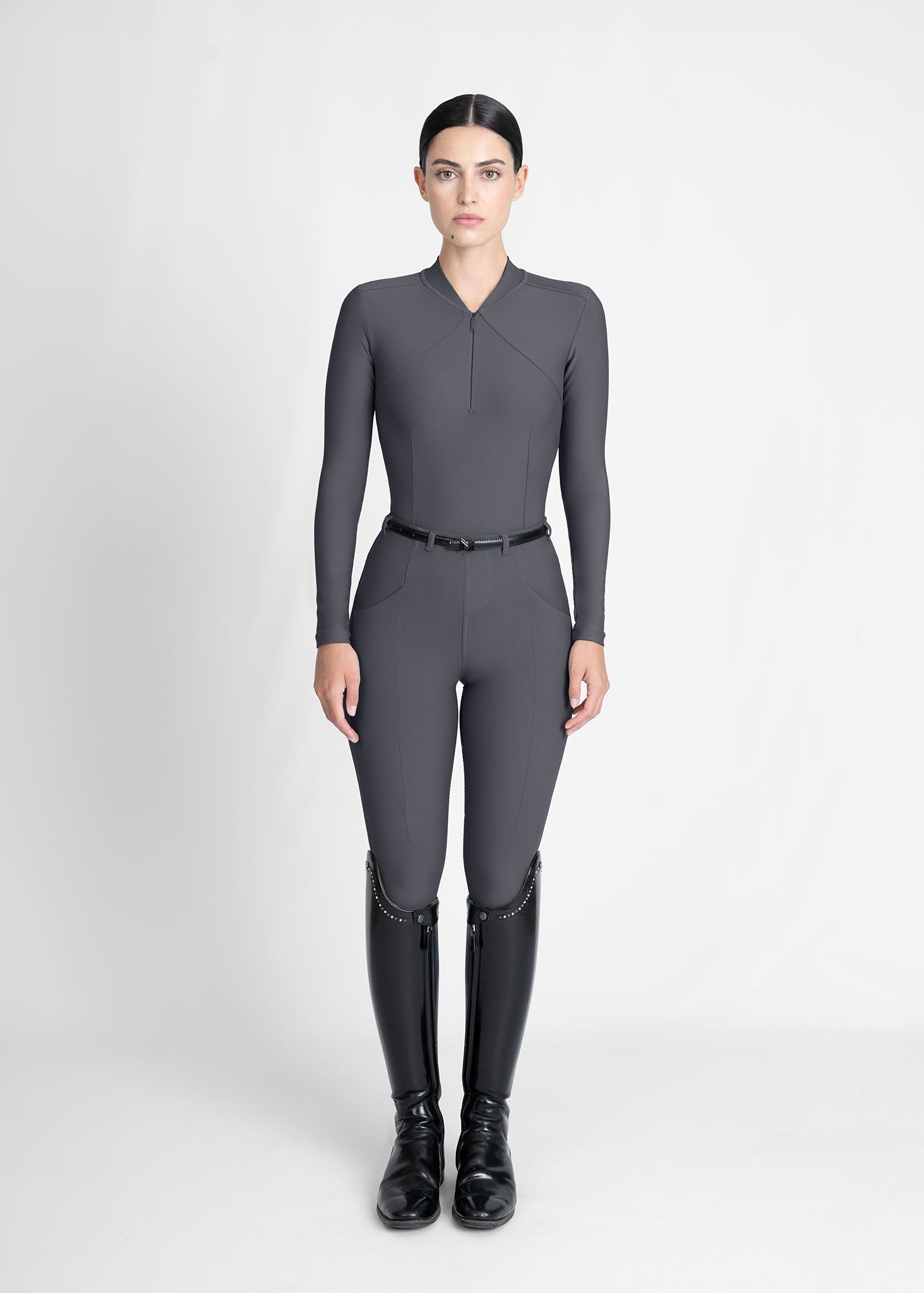 MAXIMILIAN EQUESTRIAN Velya Langarm Shirt graphite