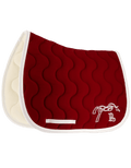 Penelope Schabracke Classic burgundy/white