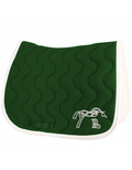 Penelope Saddle Pad Classic Dark Green/White